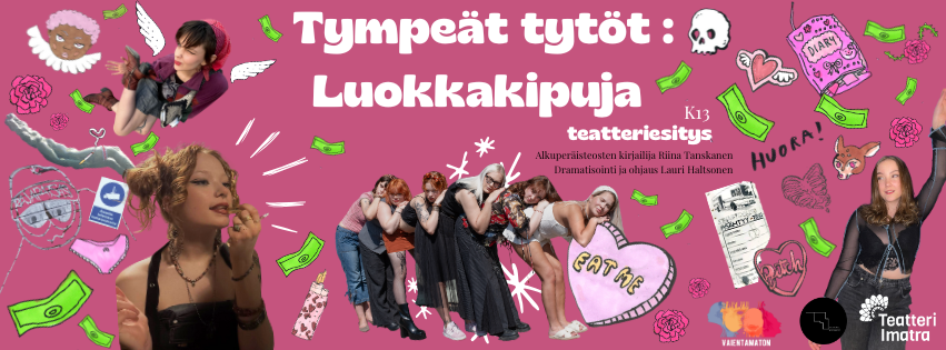 tympeät tytöt banneri