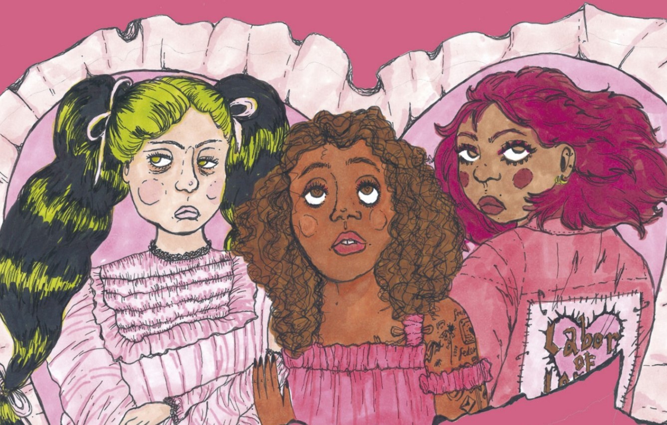 Tympeät tytöt: Luokkakipuja -kirjan kansikuva. Riina Tanskanen, Kustantamo Into.